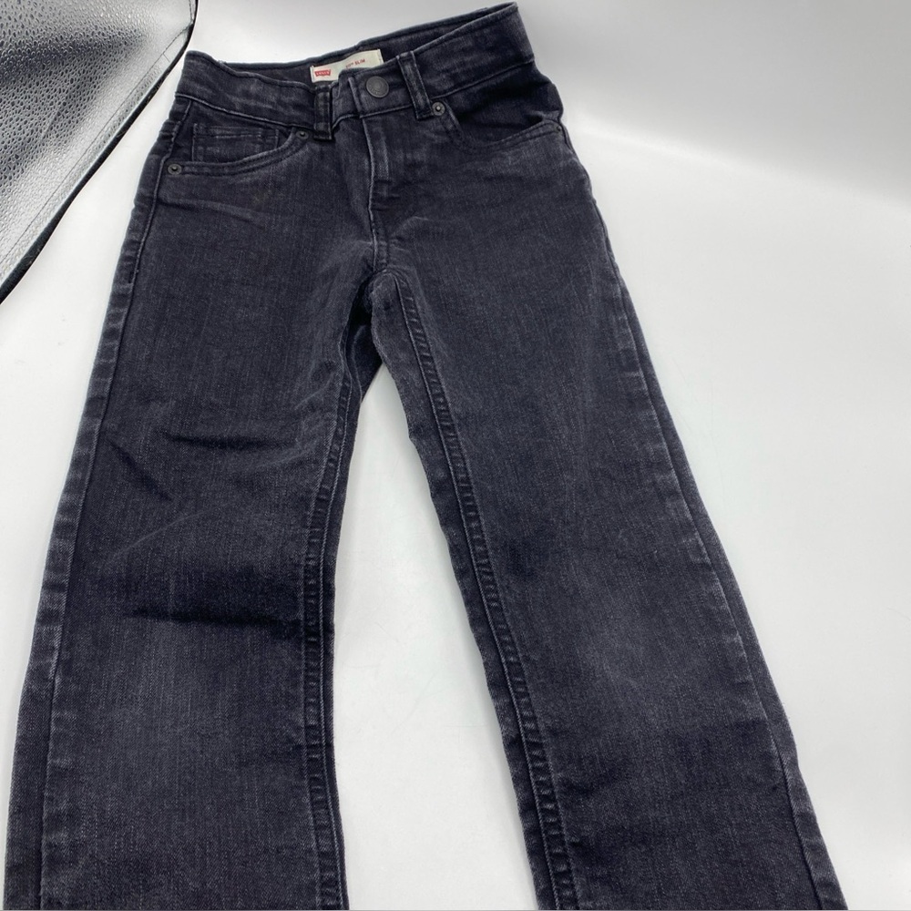 Levis 511 Slim Performance Jeans Dark Wash Waist Kids Size 7X Reg 7-8 Years Girl
